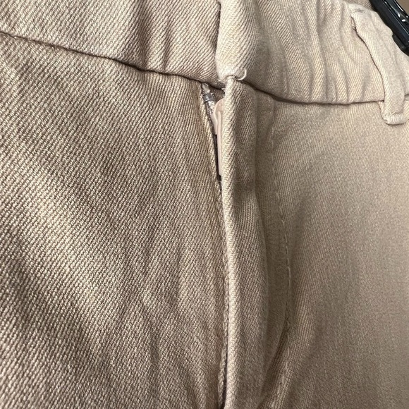 Old Navy Pixie Khaki Pants Womens Size 6 Mid Rise Stretch Ankle Trousers - Picture 3 of 8